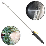 Pistole ad acqua da giardino Bacchetta per tubo flessibile per ugello spray per autolavaggio ad alta pressione multifunzione in acciaio inossidabile, 30cm, 48cm, 58cm, 72cm