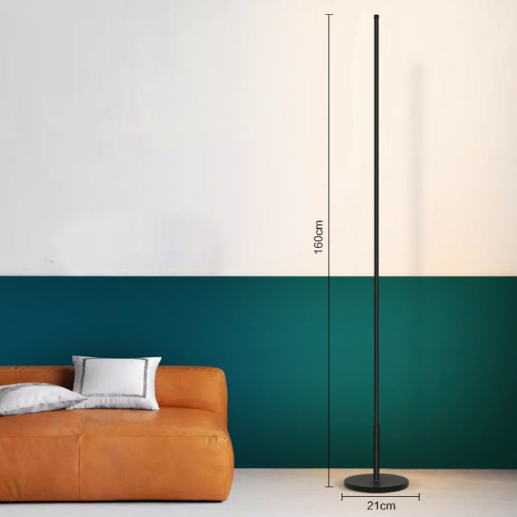 Lampada da terra a LED con luce d'atmosfera minimalista e creativa per camera da letto