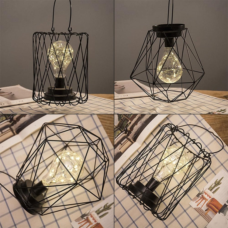 Lampada da tavolo in ferro battuto per la casa in rame minimalista, Portable, 7-Word, USB