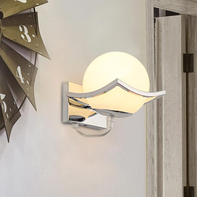 Lampada da parete con sfera di vetro, studio, balcone, camera da letto, comodino, luci del corridoio