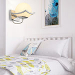 Lampada da parete con sfera di vetro, studio, balcone, camera da letto, comodino, luci del corridoio