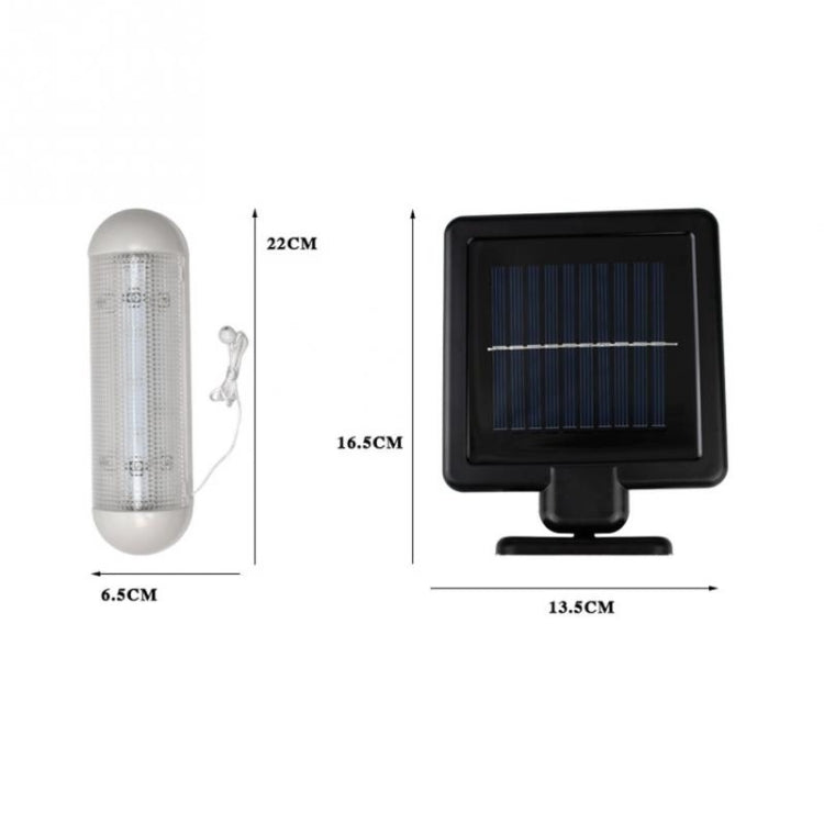 Lampada da esterno impermeabile IP44 a LED a energia solare a doppia lampada da parete