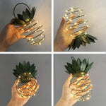 30 LED per esterni in ferro, ananas, lanterna solare, lampadario telescopico, portico moderno, 30 LEDs