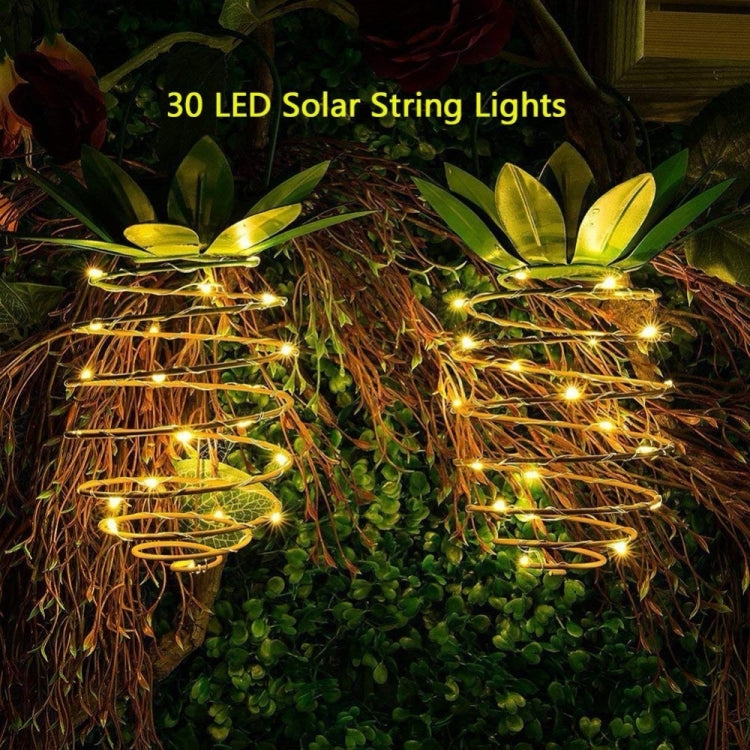 30 LED per esterni in ferro, ananas, lanterna solare, lampadario telescopico, portico moderno, 30 LEDs