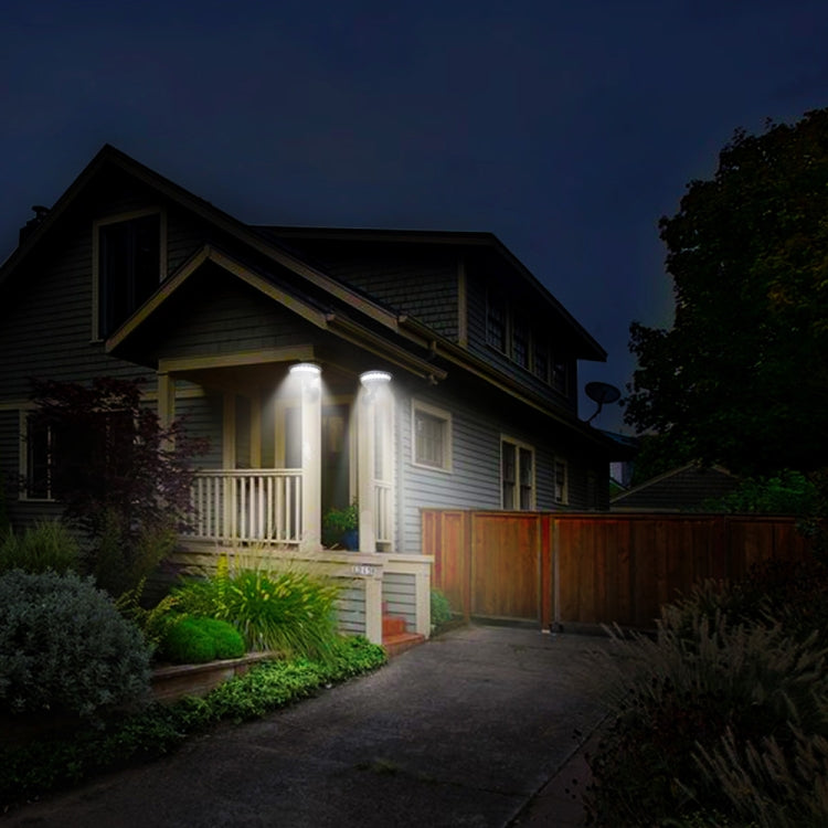 Luci per portico ad energia solare Lampada da giardino per recinzione da parete per esterni impermeabile IP65