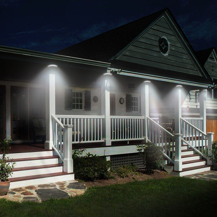 Luci per portico ad energia solare Lampada da giardino per recinzione da parete per esterni impermeabile IP65