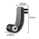 Accessori per fotocamere sportive per GoPro HERO11 Black / HERO9 Black / DJI Osmo Action 3, Center Vertical Bend Arm, Arc Extension Rod, Centered Universal Bend Arm, 1/4 Transfer Head