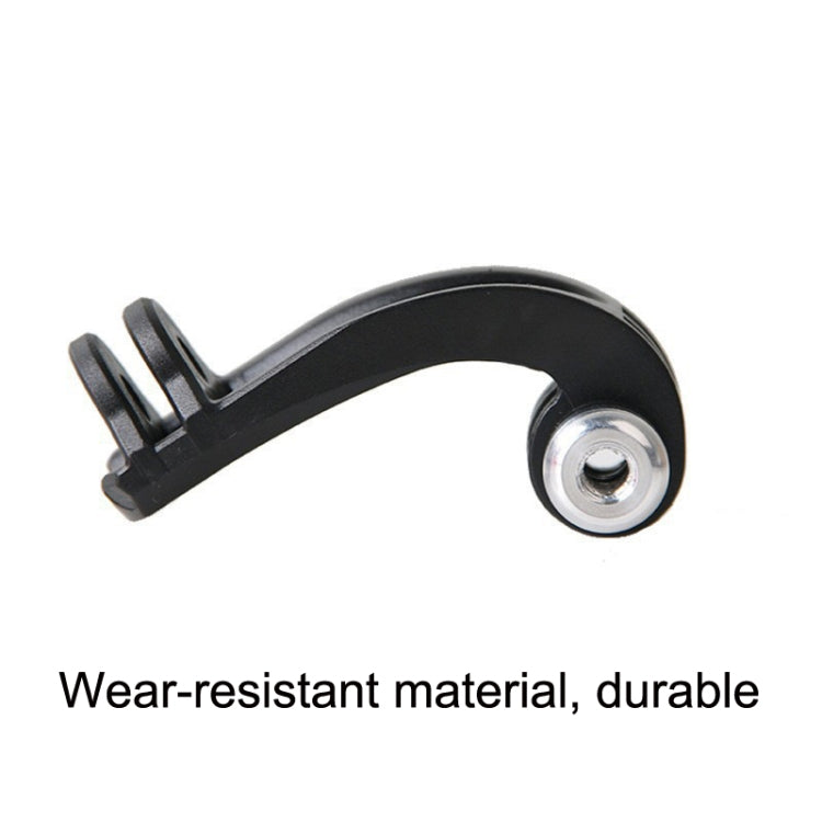 Accessori per fotocamere sportive per GoPro HERO11 Black / HERO9 Black / DJI Osmo Action 3, Center Vertical Bend Arm, Arc Extension Rod, Centered Universal Bend Arm, 1/4 Transfer Head