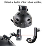 Accessori per fotocamere sportive per GoPro HERO11 Black / HERO9 Black / DJI Osmo Action 3, Center Vertical Bend Arm, Arc Extension Rod, Centered Universal Bend Arm, 1/4 Transfer Head