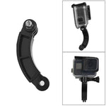 Accessori per fotocamere sportive per GoPro HERO11 Black / HERO9 Black / DJI Osmo Action 3, Center Vertical Bend Arm, Arc Extension Rod, Centered Universal Bend Arm, 1/4 Transfer Head