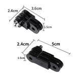 TELESIN Per DJI GoPro 11/9 / Action 3 Braccio di regolazione dell'adattatore a vite, Same Direction Long Adapter, Same Direction Short Adapter, Different Direction Long Adapter, Different Direction Short Adapter, AEE Adapter