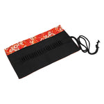 Astuccio per matite con stampa a onde del Mar Rosso dorato Astuccio per matite di grande capacità in tela Borsa per penne grande