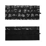 Calligrafia Cute Canvas Roll Astuccio per matite scolastico Astuccio per matite Borsa per penne per studenti Custodia per cancelleria