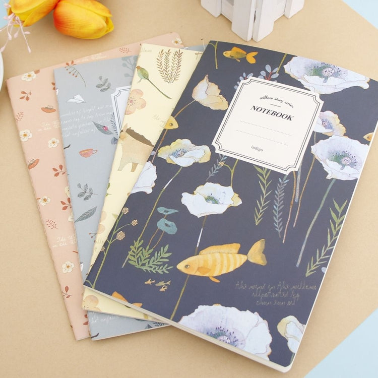 Quaderno diario natura kawaii 10x8 cm colore casuale