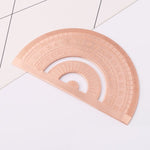 Goniometro righello angolare in metallo 10cm
