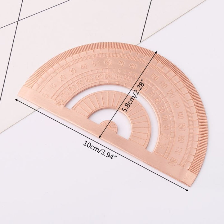 Goniometro Righello Disegno Misurazione Strumento matematico Studenti Cancelleria Righello angolare in metallo, Metal Angle Ruler