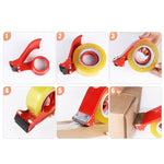 Supporto per sigillante per erogatore di nastro per macchina per sigillare la taglierina per pressa per balle di cartone, 2-inch iron cutter (48mm), 2.5 inch iron cutter (60mm)
