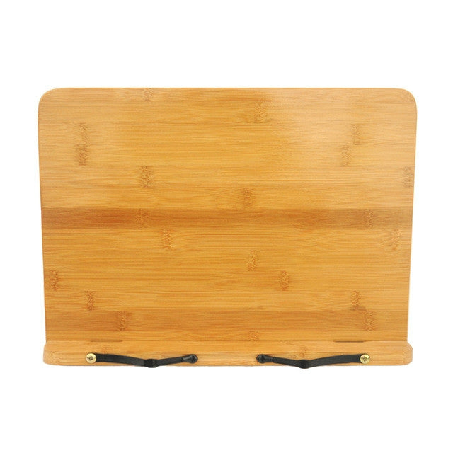Staffa per fermalibri per tablet in legno, libri di cucina, libri di testo, documenti, supporto per libri pieghevole in bambù, Light Board Small, Light Board Medium, Light Board Large, Hollow Small, Hollow Medium, Hollow Large