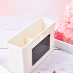 2 pezzi di scatola portaoggetti magnetica in plastica, cassetto, lavagna, penne a gesso, organizer da scrivania, scatole portaoggetti per la casa, Magnetic Storage Box