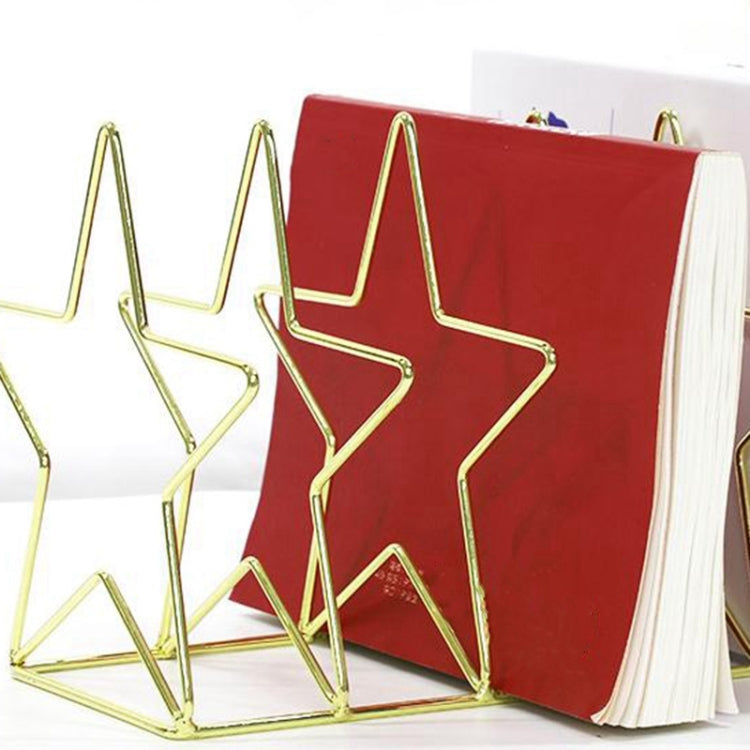 Fermalibri elettrolitico a forma di S in oro Organizzatore da scrivania Desktop Office Home Fermalibri Porta libri Porta libri Scaffale creativo, S Shape Bookend