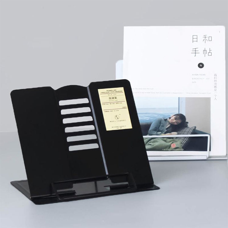 Supporto per libri di lettura regolabile in metallo portatile, supporto per libri, scaffale per documenti per iPad, Small, Large