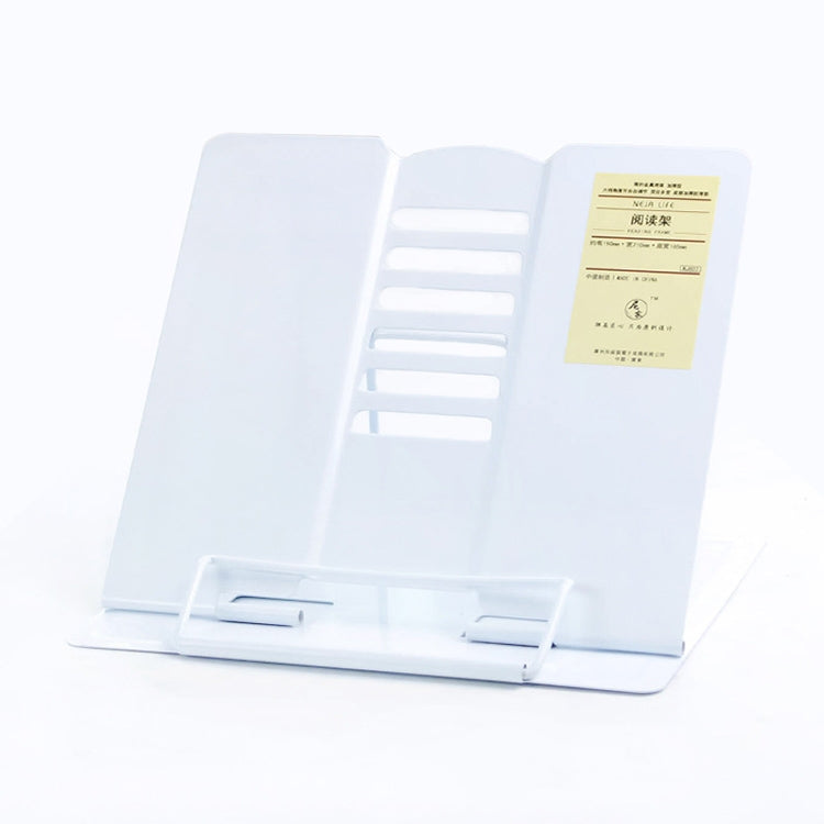 Supporto per libri di lettura regolabile in metallo portatile, supporto per libri, scaffale per documenti per iPad, Small, Large