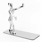 1 paio di porta libri con figura umanoide, organizer da scrivania artistico antiscivolo, scaffale per ufficio, decorazione per studio, Non-Skid Art Desk Organizer