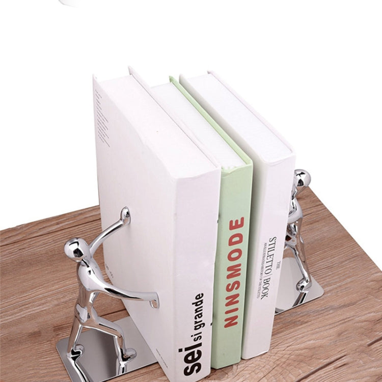 1 paio di porta libri con figura umanoide, organizer da scrivania artistico antiscivolo, scaffale per ufficio, decorazione per studio, Non-Skid Art Desk Organizer