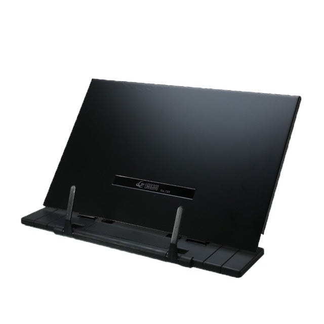 Supporto da scrivania portatile per lettura con cornice per libri pigri con 7 scanalature regolabili in inclinazione, Lazy Book Stand