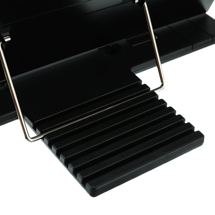 Supporto da scrivania portatile per lettura con cornice per libri pigri con 7 scanalature regolabili in inclinazione, Lazy Book Stand
