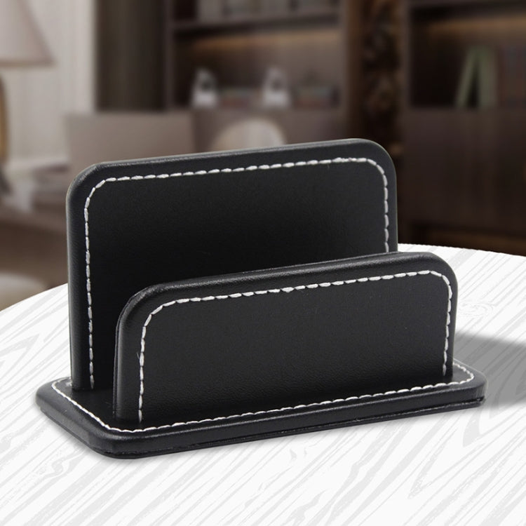 2 blocchi di cancelleria per ufficio porta biglietti da visita in pelle porta biglietti da visita per ufficio e casa, 2 Blocks Card Holder