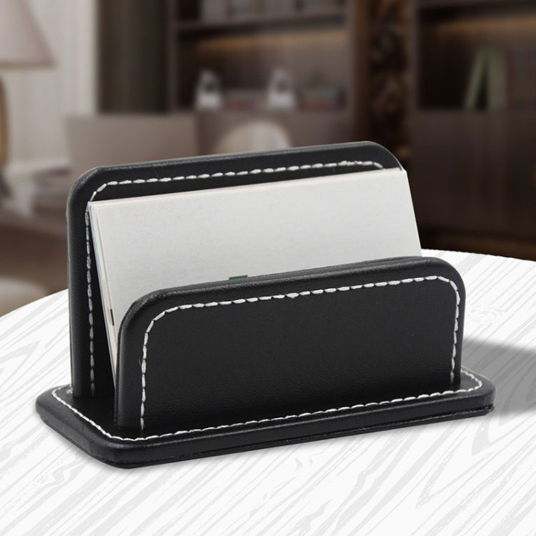 2 blocchi di cancelleria per ufficio porta biglietti da visita in pelle porta biglietti da visita per ufficio e casa, 2 Blocks Card Holder