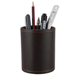 Organizer per forniture da scrivania portapenne in pelle finta pelle