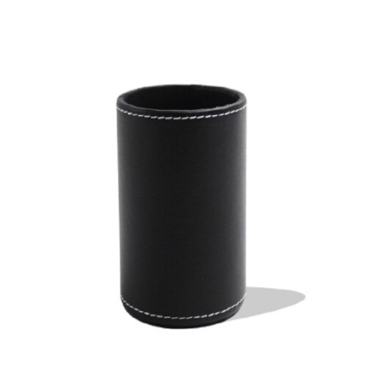 Organizer per forniture da scrivania portapenne in pelle finta pelle