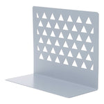 Organizzatore da tavolo vuoto triangolare in metallo Fermalibri Supporto per supporto Scaffale Porta libri Forniture per ufficio domestico