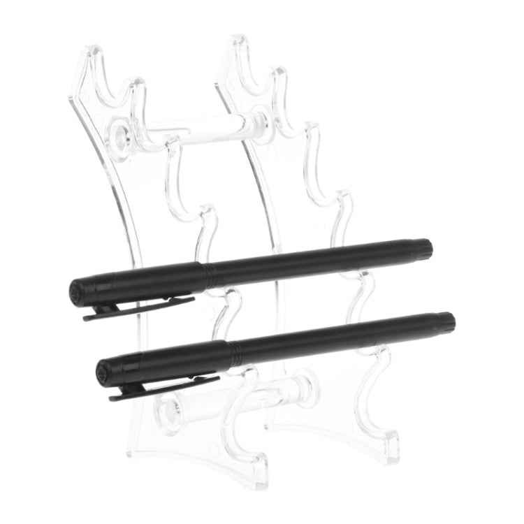 Portapenne Pennello per trucco Ombretto Matita Penna Espositore 6 camere Rack Organizer da scrivania Cancelleria