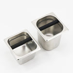 Contenitore per caffè in secchiello per fondi di caffè in acciaio inossidabile, Large, Small