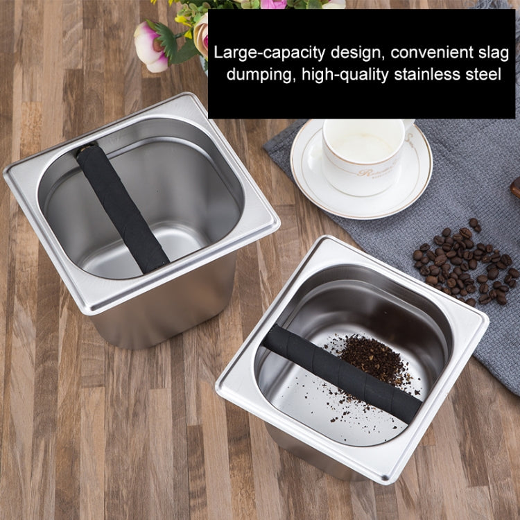 Contenitore per caffè in secchiello per fondi di caffè in acciaio inossidabile, Large, Small