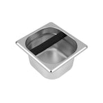 Contenitore per caffè in secchiello per fondi di caffè in acciaio inossidabile, Large, Small