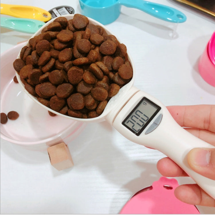 Cucchiaio dosatore elettronico portatile per alimenti per animali domestici, cucchiaio dosatore per alimenti per cani e gatti, Measuring Spoon