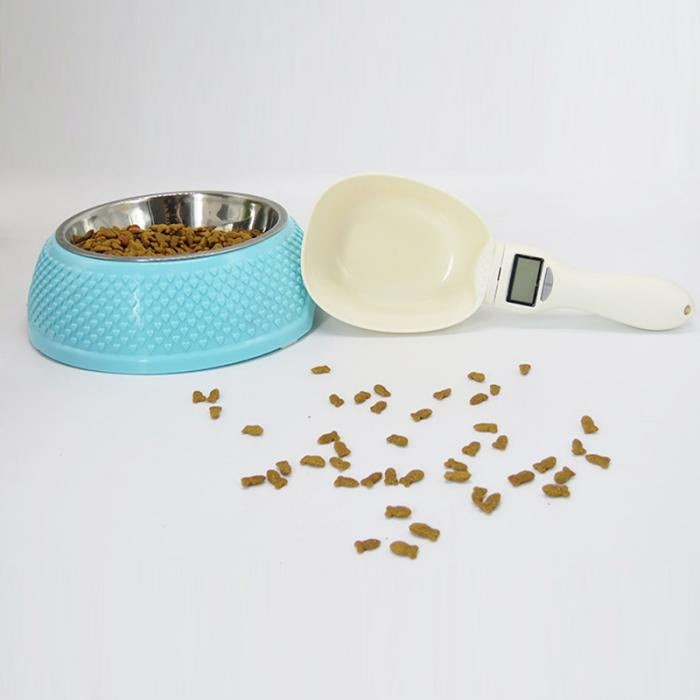 Cucchiaio dosatore elettronico portatile per alimenti per animali domestici, cucchiaio dosatore per alimenti per cani e gatti, Measuring Spoon