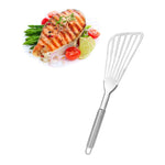 Pala da cucina addensata in acciaio inossidabile 430 Pala per pesce fritto Pentole oblique per utensili da cucina, Fish Shoves
