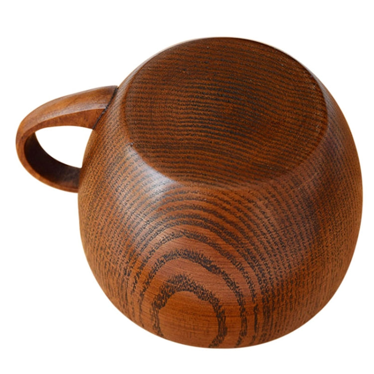 Mini bicchieri retrò fatti a mano in legno per caffè, tè, succo, acqua, colazione, birra, latte, con manico, Milk Drinkware with Handle