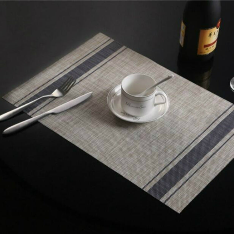 2 tovagliette in PVC resistente, tovagliette per tazza da caffè, tovagliette antiscivolo intrecciate, dimensioni: 30x45 cm