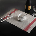 2 tovagliette in PVC resistente, tovagliette per tazza da caffè, tovagliette antiscivolo intrecciate, dimensioni: 30x45 cm