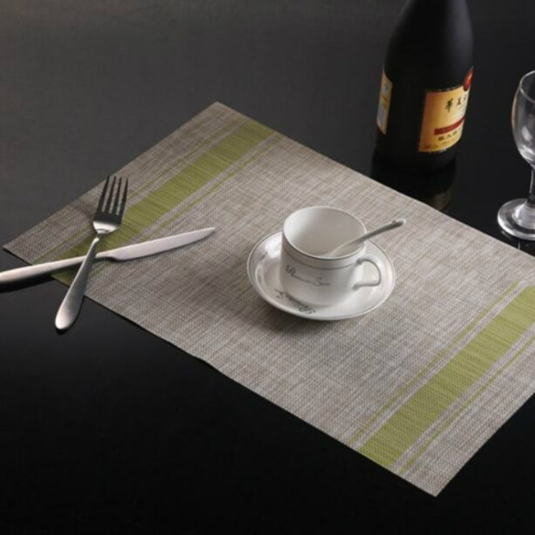 2 tovagliette in PVC resistente, tovagliette per tazza da caffè, tovagliette antiscivolo intrecciate, dimensioni: 30x45 cm