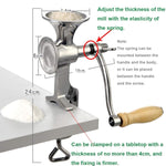 Macinino manuale per uso domestico in acciaio inossidabile, macinacaffè per utensili domestici, per arachidi di soia, Grinding Mill Machine
