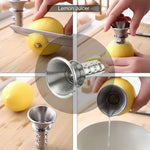 Spremiagrumi manuale per frutta in acciaio inossidabile, spremiagrumi spesso per uso domestico, Lemon Juicer