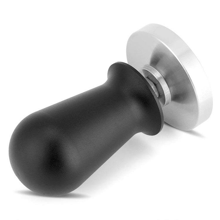 Pressa per polvere a pressione costante in allumina con martello per polvere di caffè in acciaio inossidabile, 58mm Black