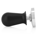 Pressa per polvere a pressione costante in allumina con martello per polvere di caffè in acciaio inossidabile, 58mm Black